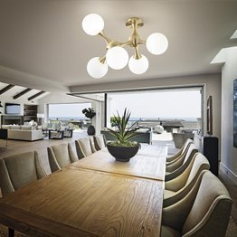 Ideal Lux Nodi PL5 mosiądz Oświetlenie sufitowe w salonie