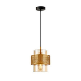 Lampa wisząca Italux Vinoti PND-22132-1S-GD-AMB