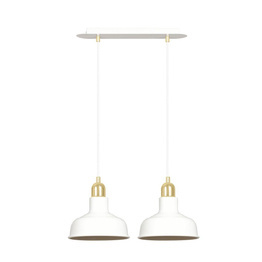 Wisząca lampa IBOR 2 WHITE biały (1043/2) - Emibig