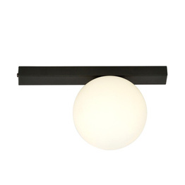 Lampa sufitowa FIT 1 BLACK/OPAL czarny (1124/1) - Emibig