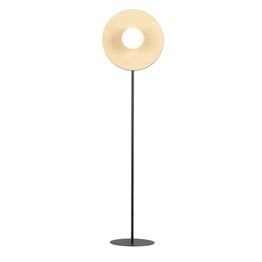 Lampa stojąca SOHO LP1 OPAL czarny-Brązowy (1303/LP1) - Emibig