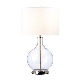 Lampa stołowa Elstead Lighting Orb  ORB-CLEAR-PN-WHT