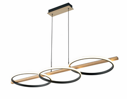 Żyrandol Zuma Line MD3913-3-3BWLT Almeria