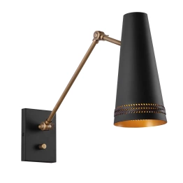Lampa Ścienna Alora Mood Qn-Brickell-1Wb-Mbhl