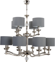 Kutek Mood Żyrandol Tivoli TIV-ZW-8+4(N)