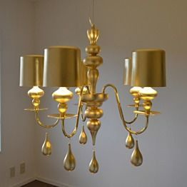 Eva S5 Oprawa Wisząca Masiero złota