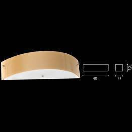 Lampa ścienna szklana Ramko kolor czarny połysk