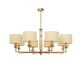 Ekskluzywny Żyrandol  Kutek Mood Artu ART-ZW-8(Z) Mosiądz Polerowany