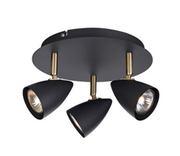 Lampa wisząca Markslojd CIRO 106320 Czarny/Złoty Szczotkowany