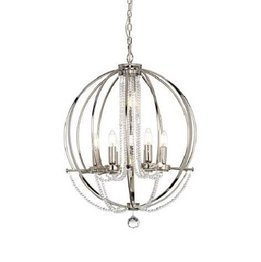 Żyrandol Elstead Lighting Cassie CASSIE7 Nikiel