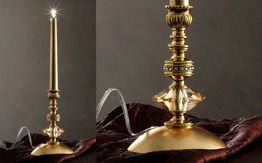 Masiero Chic TL1P  złota Lampa Stołowa 40 cm