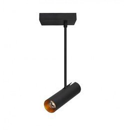 Reflektor sufitowy AZ3515 Czarno-złoty Azzardo Lens Square