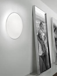 AURORA PP 50 biała/chrom Lampa Sufitowa 50 cm