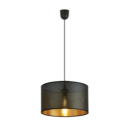 Wisząca lampa ASTON 1 BLACK/GOLD czarny (1148/1) - Emibig