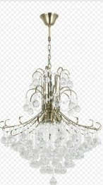 Barcelona 6245/6Elem Oprawa Wisząca Kryształowa złota