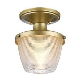 Lampa sufitowa Elstead Lighting Dublin QZ-DUBLIN-SF-PNBR Mosiądz