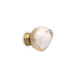 Lampa Ścienna Ideal Lux Bloom Ap1 D12 Ottone 366531