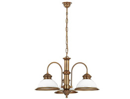 Lampa Wisząca z kloszami w dół Kutek Lido LID-ZW-3(P)