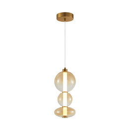 Lampa wisząca Italux Sonte PND-24352V-24W-AB-AMB