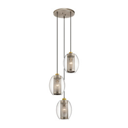 Corona KL-ASHER-3PC-AP Lampa wisząca Elstead Lighting