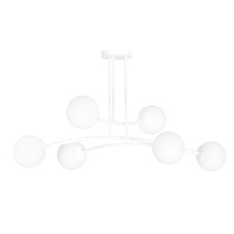 Lampa sufitowa HALLDOR 6 WHITE biały (1025/6) - Emibig