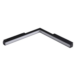 Oprawa szynowa Azzardo ALFA TRACK MAGNETIC SAGA CORNER B 24W AZ4619 4000K Czarna