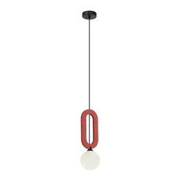 Oprawa wisząca Italux PND-59839-1-RED Masso