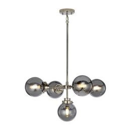 Żyrandol Elstead Lighting Kula KULA5 Nikiel