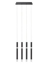 Lampa Wisząca Ledowa Berella Light Luno 4 BL1409 Czarna