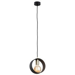 Industrialna lampa wisząca Czarne Kołko Argon Amadora 4067