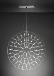 Żyrandol Sforzin Lafra kolor chromowy 70 cm