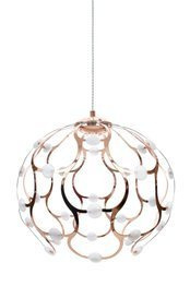 Berella Light Aspilia 40 złoto różowe Żyrandol Kula LED BL0150