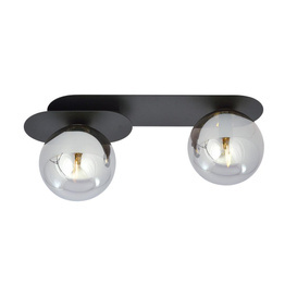 Lampa sufitowa PLAZA 2 BLACK/GRAFIT czarny (1119/2) - Emibig