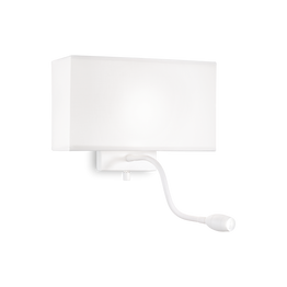 Oprawa Ścienna Ideal Lux Hotel Ap2 All White 215693