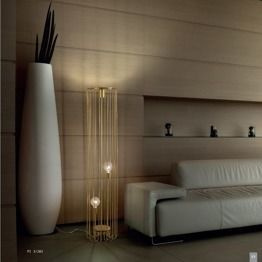 FUTURA PI 3/283 złota Lampa podłogowa Sillux