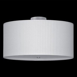 Plafoniera kremowa Ramko Nodo Fornir 60