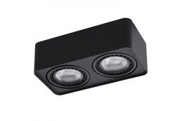 Azzardo Paola AZ4134 Czarna Lampa natynkowa