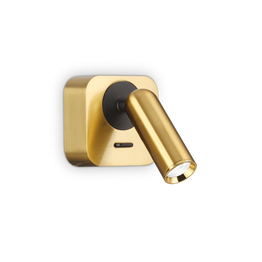 Oprawa Ścienna Ideal Lux Bean Ap Square Ottone 260662