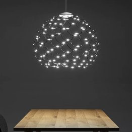 Żyrandol Sforzin Lamoi 40 cm kolor czarny