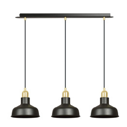 Lampa wisząca IBOR 3 BLACK czarny (1042/3) - Emibig