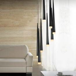 Plafon AZZARDO Stylo 8 AZ0161 Czarna