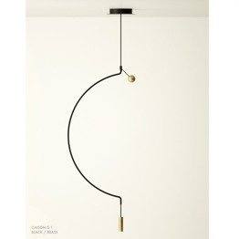 Axo Light Liaison G1 Żyrandol LED kolor czarny/złoty