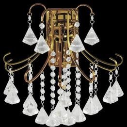 Barcelona 6248/1 TR Elem Kinkiet Kryształowy złoty