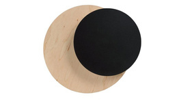 Lampa ścienna CIRCLE 1B BLACK czarny (971/2) - Emibig