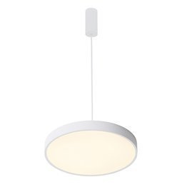 Italux Orbital 40cm Nowoczesna Lampa wisząca biała LED