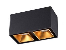 Spot Ledowy Dann Lux Design KAFO BK/GD2X10 DLD5238 Czarno Złoty