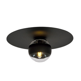 Lampa sufitowa SOLAR 1 BLACK/STRIPE czarny (1129/1) - Emibig