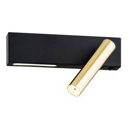 Argon JASPER 1050 black-gold Lampa Ścienna