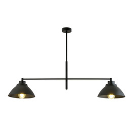 Lampa wisząca MAVERICK 2 BLACK  czarny (1211/2) - Emibig