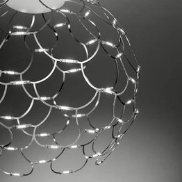 Plafoniera Sforzin Lamoi 60 cm kolor chrom